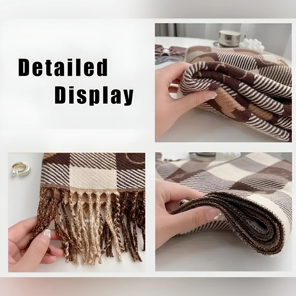 Adorable super soft Mickey Mouse scarves, 13" x 78". **brown & pink available - Picture 3 of 7